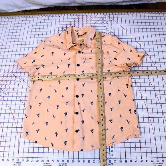 Ecothreads Men's Short Sleeve Snap Front Parrot Shirt, Large - Picture 5 of 11